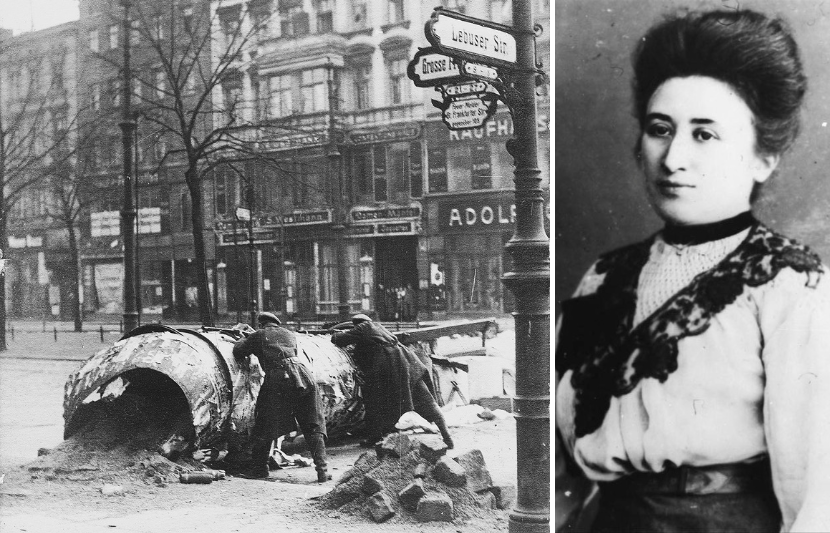 Spartacist uprising in January 1919 and Rosa Luxemburg