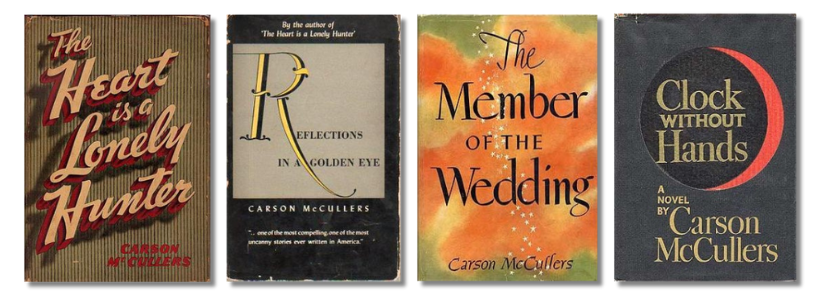 First edition covers of Carson McCullers books