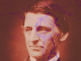 Ralph Waldo Emerson and illustration of the "transparent eyeball"